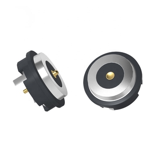 Connecteur magnétique circulaire haute intensité 10 mm 12V3A à ressort USB, connecteur magnétique Pogo Pin SM-400 en résine époxy de silicone - Product Image 1