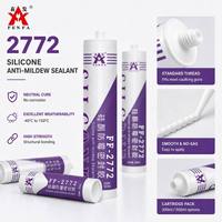 FENFA FF2772 Mastic silicone neutre monocomposant Grade 0 Anti-moisissure Facile à utiliser Colle pour maçonnerie, béton, carrelage, aluminium