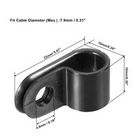 Serre-câble en nylon de type R en plastique, fixation par vis, serre-câble en plastique de type R, serre-câble en U, CC-2, CC-3, CC-4, 6.4R, 8.4R, 5.3R