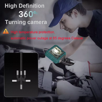 Endoscope industriel articulé à 360 degrés avec écran de 7 pouces et objectif de 6 mm pour inspection mécanique