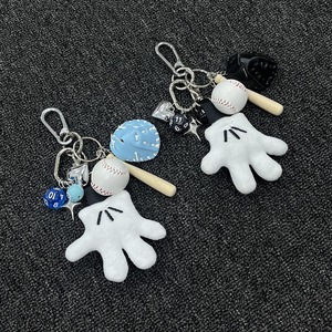 Porte-clés en <span class=keywords><strong>peluche</strong></span> mignon Miki Palm, breloque de <span class=keywords><strong>sac</strong></span> de dessin animé - Product Image 3