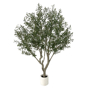 Nuevo Diseño de Olivos Artificiales para Decoración de Interiores, Plantas en Maceta Grandes para Sala de Estar - Product Image 1