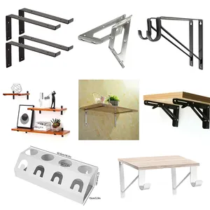 90 degree L type right angle iron furniture connection corner series Furniture angle accessories metal wall brackets