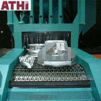 Máquina de Granallado de Banda de Malla Serie ATHI QWD, Motor Automático de Alta Productividad, Tipo Continuo para Piezas de Aluminio Fundido a Presión