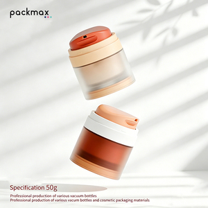 Premium 50ml PP Vacuum <b>Pump</b> <b>Bottle</b> – Refillable Cream & Sunscreen Cosmetic Container - Product Image 2
