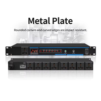 TNH RS18 Régulateur d'alimentation séquenceur de puissance à 8 + 1 prises avec affichage Votage AC90-260V 50-60Hz 30A 5000W/8000W