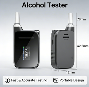 Airsense H3 Draagbare Alcoholtester 5 Seconden Snelle Resultaten Oplaadbaar Persoonlijke Blaastest voor Dagelijkse Veiligheidscontrole - Product Image 3
