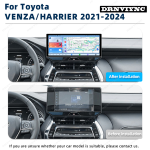 12.3 inç Android 14 UIS7865 8 Çekirdekli Araç Radyosu Dokunmatik Ekran Stereo Video Oynatıcı Carplay GPS Toyota VENZA HARRIER 2021-2024 için - Product Image 2