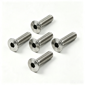 Tornillo <span class=keywords><strong>Allen</strong></span> de Cabeza Plana de Acero Inoxidable de Alta Precisión, <span class=keywords><strong>Perno</strong></span> de Máquina con Cabeza Hexagonal Avellanada DIN7991 - Product Image 6