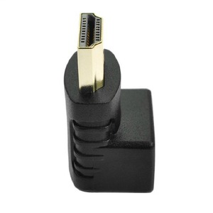 Adaptador HDMI de ángulo recto, conector macho a hembra de 90 grados para extensión de cable - Product Image 3