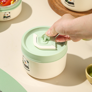 Bình giữ nhiệt thức ăn nóng di động cho trẻ em, hộp đựng súp chân không, hộp đựng thức ăn bằng thép không gỉ 304, kèm túi giữ nhiệt - Product Image 3