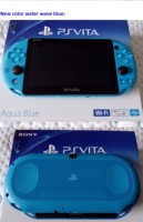 Console de jeu WiFi d'occasion authentique PS Vita PSV1000/PSV2000 Rose Rouge Métal Argent