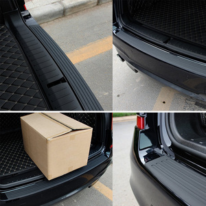 <span class=keywords><strong>Protector</strong></span> de Parachoques Trasero para Coche Goma Universal Negra Resistente a Arañazos, Cubierta de Moldura para Puerta de <span class=keywords><strong>Maletero</strong></span> Accesorio para SUV - Product Image 4