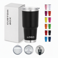 Gobelet isotherme en acier inoxydable 304 de 30 oz, tasse à café portable avec couvercle, thermos pour les activités de plein air, le camping, la randonnée, les festivals, la salle de sport