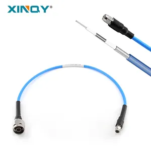 XINQY kabel perakitan 18GHz N sma kehilangan rendah CLA520 kehilangan rendah 50 ohm RF kabel fleksibel kabel koaksial Microwave