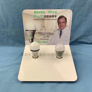 Aangepaste Acryl Led Lamp Live Display Tester Stand Groothandel Desktop Display Stand - Product Image 4