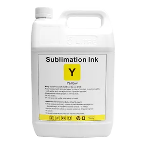 Premium Warmteoverdracht Textielprint Cmyk 5l Kleurstof Sublimatie Inkt Voor Epson Xp600 I3200 Dx4 Dx5 4720 5113 Printerkop
