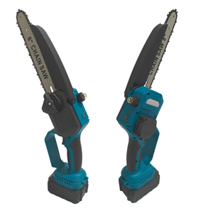 Hochwertige 21V Mini Tragbare DIY Industrie-Akku-Kettensäge 8 Zoll Bürstenloser <span class=keywords><strong>Motor</strong></span> 5300 U/min 130mm Holzsäge - Product Image 3