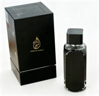 Parfum Arabe de Luxe 100ml pour Hommes et Femmes, Longue Durée, Style Dubaï, 4 Senteurs : Noir, Rose, Or, Bleu