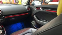 Lumière ambiante RGB animée de contrôle MMI pour Audi A3 S3, contrôle de l'écran LED, 14-18 19-20 avec évents d'air