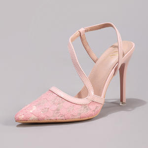 Escarpins de soirée pour femmes à talons color block contrastants, à bout pointu et talon aiguille, chaussures élégantes - Product Image 1