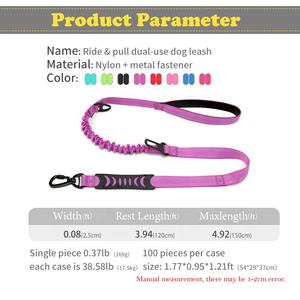 Offre spéciale, <span class=keywords><strong>ceinture</strong></span> de sécurité rétractable, sûre, confortable, haute élasticité, laisse de course pour chien - Product Image 3