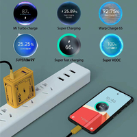 Chargeur mural USB 120W 2 ports QC3.0 & PD Type-C, charge rapide portable, adaptateur de téléphone portable USB, prise US EU UK, chargeur de voyage