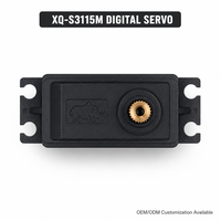 Servomoteur numérique sans noyau pour voiture RC Nitro, 15kg, XQ-POWER XQ-S3115M, engrenage métallique étanche, 180 degrés, couple élevé, avion RC 7.2V