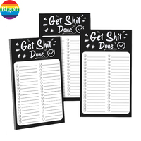 Bloc de notas magnético personalizable Simple personalizado Lista de la compra Bloc de notas de hojas sueltas lista de tareas imán de nevera para promoción