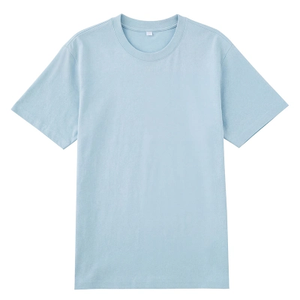 T-shirt d'été en coton pour homme, <span class=keywords><strong>simple</strong></span>, basique, décontracté, sportif, anti-boulochage, respirant - Product Image 5
