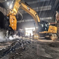 Démolisseur hydraulique haute puissance pour engins de construction, moteur HYDRO LEDUC 100 % compatible pour excavatrices de 50 à 65 tonnes
