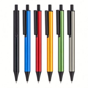 Aluminum Ballpoint Novel Design Business Promotional Metal <b>Pen</b> <b>Colorful</b> Custom Logo 1.0Mm Writing - Product Image 3