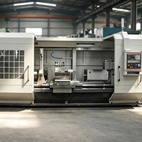 Nouvelle machine à tourner CNC CAK6180 de haute précision, robuste, à banc horizontal unique, système de commande GSK, 2 axes, 220V, haute performance