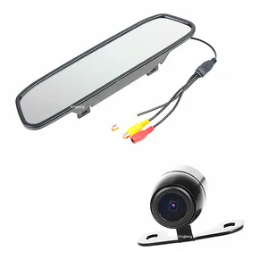 Camera Lùi Chiếu Hậu Hệ Thống Xe Ô Tô Đảo Chiều Chạy Điện Có Màn Hình 4.3 Inch