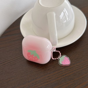 Funda Protectora para Auriculares AirPods 4/3 con Diseño de Fresa Degradada, Modelo Nuevo, Compatible con Auriculares Inalámbricos Apple, Funda Suave - Product Image 3