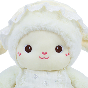 Sáng Tạo Mới Đến Phim Hoạt Hình Đám Cưới Cừu Sang Trọng Đồ Chơi Mềm Mại Nhẹ Nhàng Chuyển Đổi Nhồi Bông Cừu Đồ Chơi Đáng Yêu Biểu Hiện Trên Khuôn Mặt Búp Bê - Product Image 5