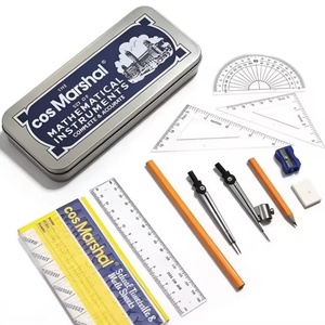 Hot Sale 13PCS <b>Office</b> School Math Set with Eraser Pencil Metal Divider Compass Set for <b>Drawing</b> Circle with Custom Logo - Product Image 1