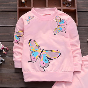 Conjunto de Ropa para Niña Pequeña, Conjunto de 2 Piezas de Manga Larga con Estampado de Animales de Dibujos Animados, Personalizable, Nuevo y en Oferta - Product Image 3