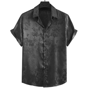 <span class=keywords><strong>Chemise</strong></span> Hawaïenne Florale Décontractée pour <span class=keywords><strong>Homme</strong></span>, Respirante et Confortable, Anti-Boulochage, Manches Courtes, Idéale pour les Vacances Tropicales et les Mariages à la Plage - Product Image 6