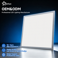 Éclairage commercial de haute qualité pour bureaux, magasins, marchés, panneau LED encastré au plafond en aluminium PC 96W 120W
