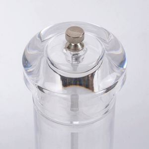 Acrylic Transparent Manual Salt and <b>Pepper</b> Mill/<b>Pepper</b> <b>Grinder</b>/Spice Shaker 100ml Ceramic Core Extra Tall - Product Image 6