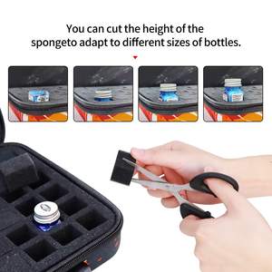 Estuche de almacenamiento de pinturas modelo Testors de 60 botellas personalizado con 6 pinceles de pintura en miniatura bolsas y estuches de propósito especial - Product Image 3