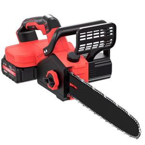 <span class=keywords><strong>Tronçonneuse</strong></span> électrique portable YOSHU de 16 pouces, mini, rechargeable, <span class=keywords><strong>batterie</strong></span> lithium-ion 4,0 Ah, sans fil, sans balais, 42 V, 1200 W, 21000 tr/min - Product Image 1