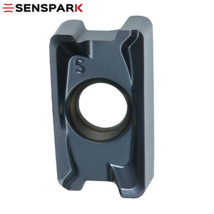 Fresa a spallamento quadrato a doppia faccia a avanzamento rapido in acciaio temprato LNPU110408SRGE-YC SENSPARK - Product Image 4