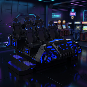 เครื่องเล่นเกม 9 มิติ วีอาร์ ซีนีม่า ดาร์ก มาร์ส สตาร์ชิป แบบหยอดเหรียญ เล่นได้หลายคน จำลองรถไฟเหาะ สำหรับการศึกษา สนามบิน ในร่ม บ้าน ทำจากโลหะ 6 ชิ้น - Product Image 3