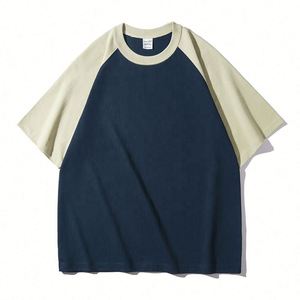 เสื้อยืดคอกลมโอเวอร์ไซส์ผ้าฝ้าย 100% หนา 300 กรัม ป้องกันการยับ พร้อมลายพิมพ์สกรีนสีสันสดใส แขนเสื้อแบบต่อผ้า ลดราคาพิเศษ - Product Image 2