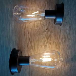 Solar Powered Edison Bulb Lamp With <b>Motion</b> <b>Sensor</b> Rechargeable Glass Decorative <b>Lighting</b> For Indoor Outdoor Use - Product Image 1