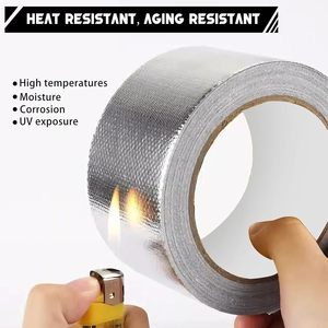 Heavy Duty Fiberglass Reinforced Aluminum <b>Foil</b> <b>Tape</b>,High Temperature Heat Shield <b>Tape</b> for HVAC Ductwork, Bulk Supply Contractors - Product Image 4