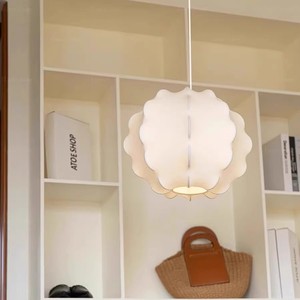 Lámpara colgante de seda de estilo nórdico HFshanks, 40cm, 50cm, 60cm, bombilla E27, forma redonda, para Hotel, casa de huéspedes, estudio, sala de té - Product Image 3