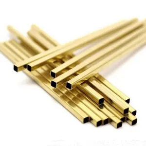 Copper Alloy Brass Square Tube/ Pipe For Decoration Use